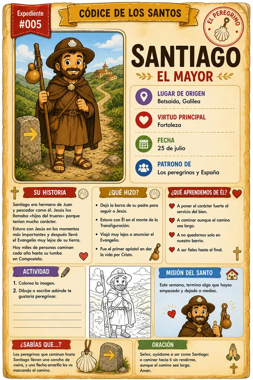 Santiago el Mayor · El Camino de Compostela