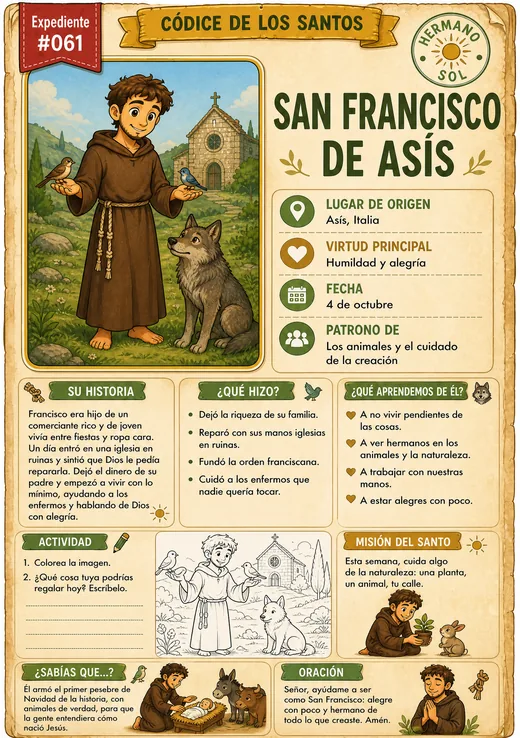 San Francisco de Asís · El Hermano de la Creación