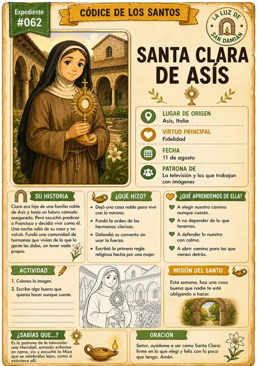 Santa Clara de Asís · La Luz de San Damián