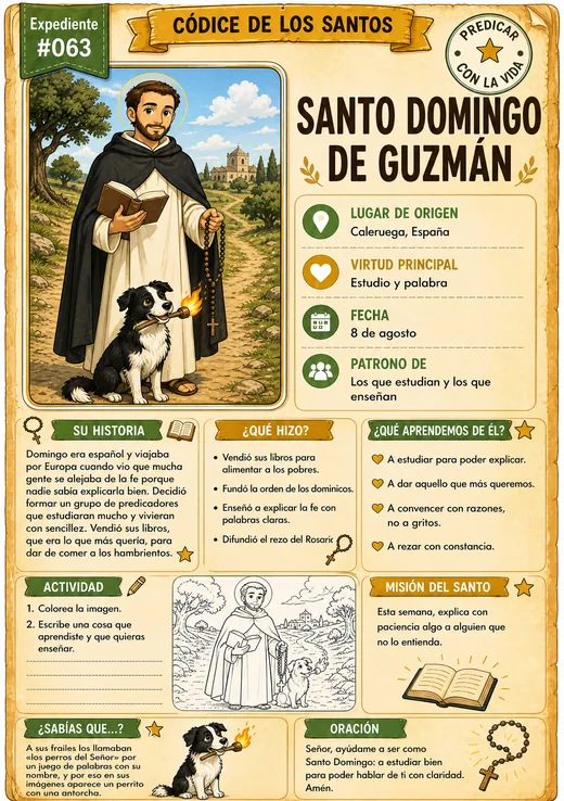 Santo Domingo de Guzmán · El Predicador del Rosario