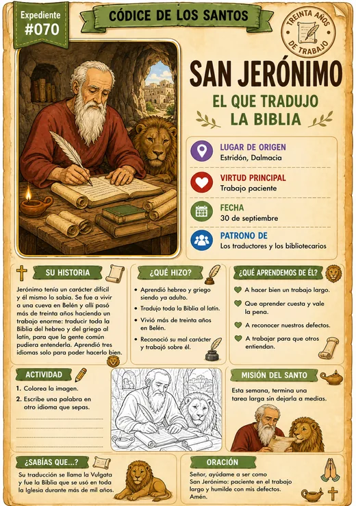 San Jerónimo · El que Tradujo la Biblia