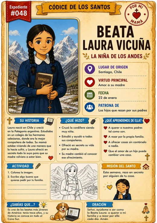 Beata Laura Vicuña · La Niña de los Andes