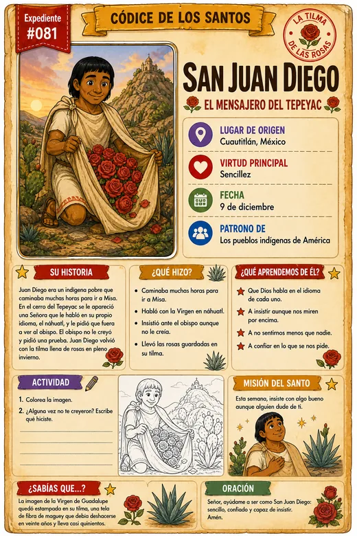 San Juan Diego · El Mensajero del Tepeyac