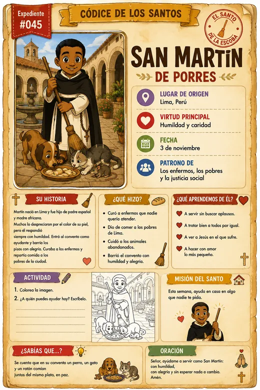 San Martín de Porres · El Santo de la Escoba