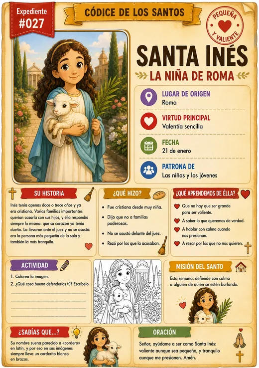 Santa Inés · La Niña de Roma